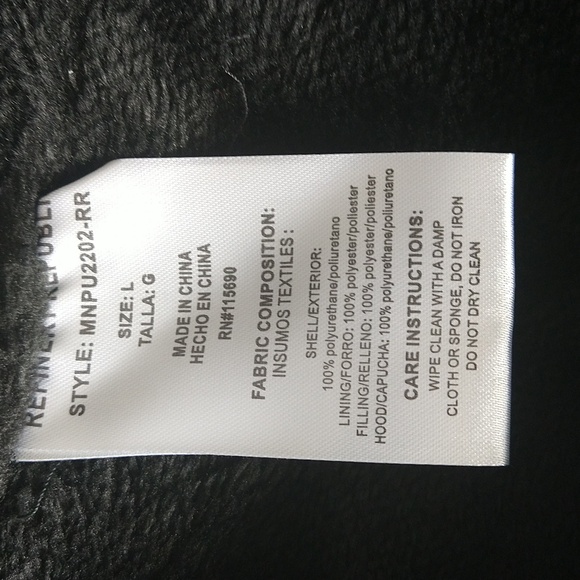 Refinery Republic Men's Vegan Leather Jacket - Picture 5 of 5